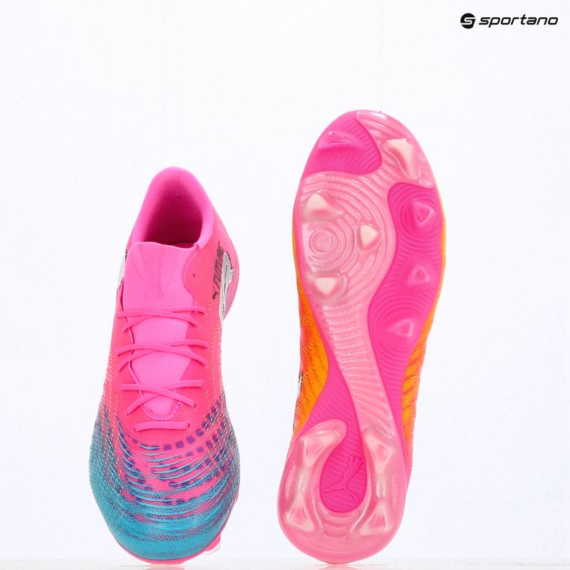 Kopačky PUMA Future 9 Match Fusion FG/AG poison pink/puma white/sun stream/bright aqua/puma black 16