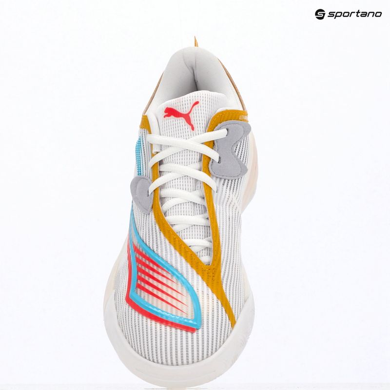 Basketbalové boty PUMA All-Pro NITRO 2 puma white/sunblaze 16