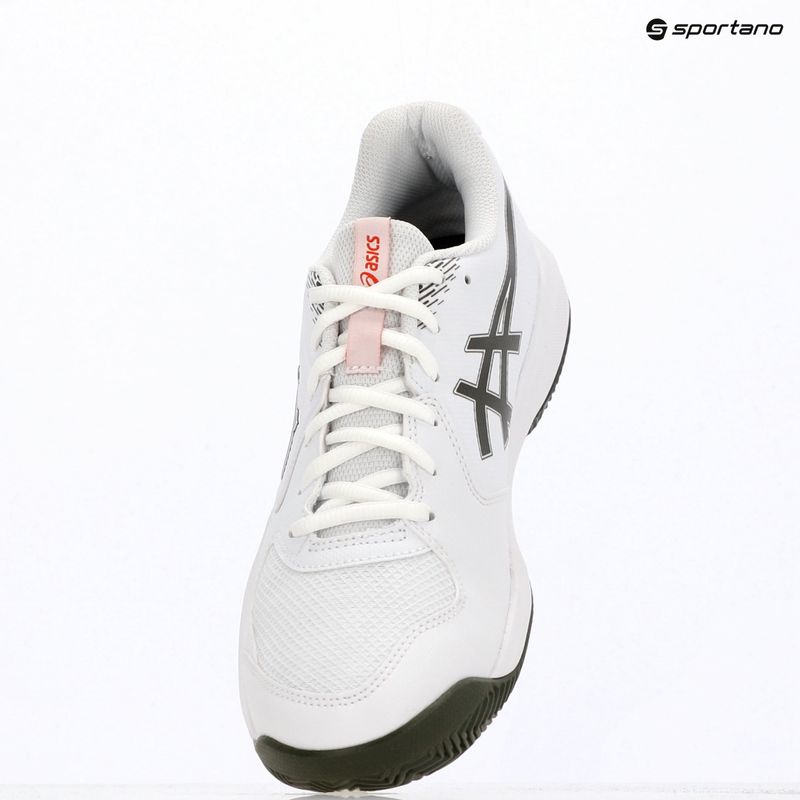 Pánské tenisové boty ASICS Gel-Dedicate 9 Clay white/vintage khaki 9
