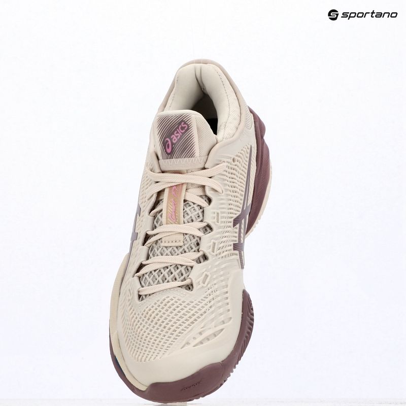 Dámské tenisové boty ASICS Court FF 3 Clay soft oat/dusty mauve 9