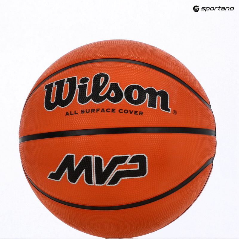 Basketbalový míč Wilson MVP brown velikost 5 3