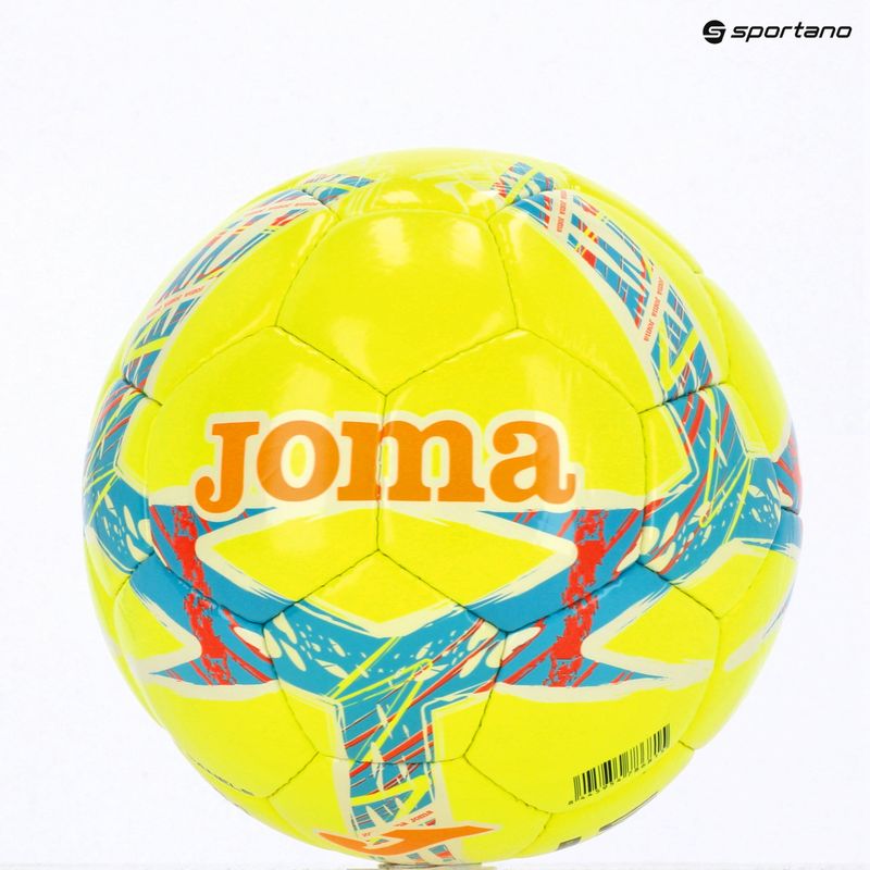 Fotbalový míč Joma Dali III yellow/fluor turquoise velikost  5 7