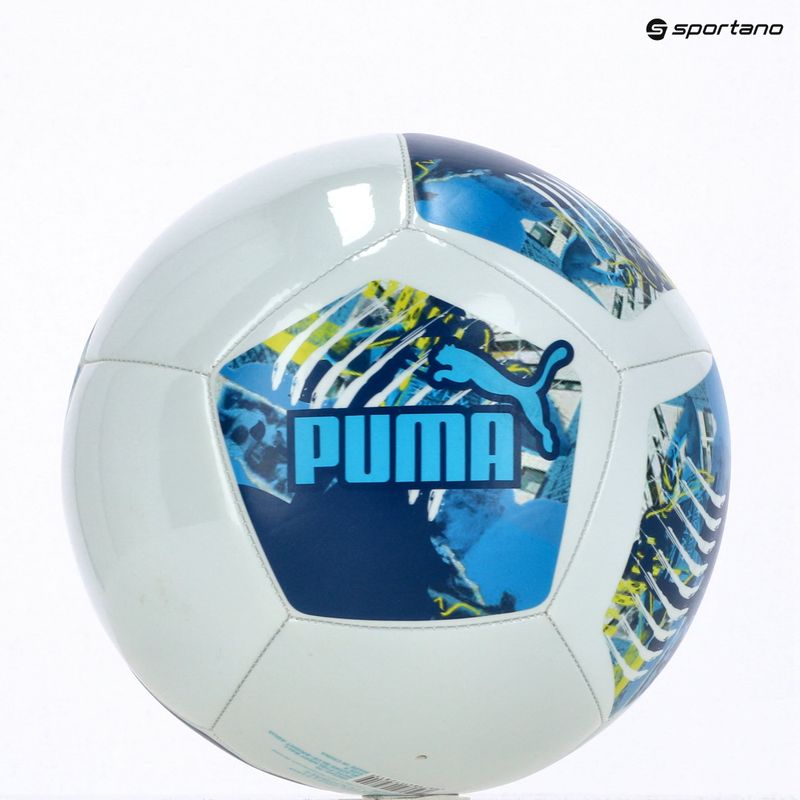 Fotbalový míč PUMA MCFC ftblNRGY blazing blue/bright aqua velikost 5 4