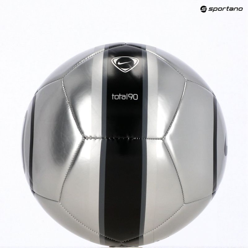 Fotbalový míč Nike Academy T90 Metallic '26 metallic silver/black/black velikost 5 5