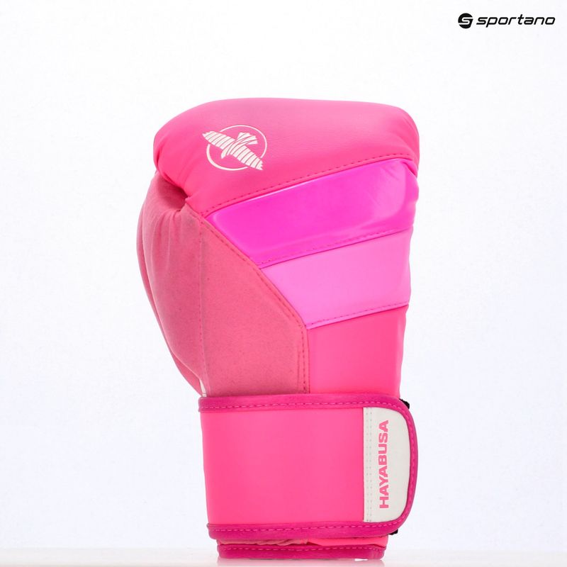 Boxerské rukavice Hayabusa T3 Neon neon pink 8