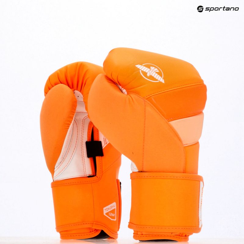 Boxerské rukavice Hayabusa T3 Neon neon orange 8