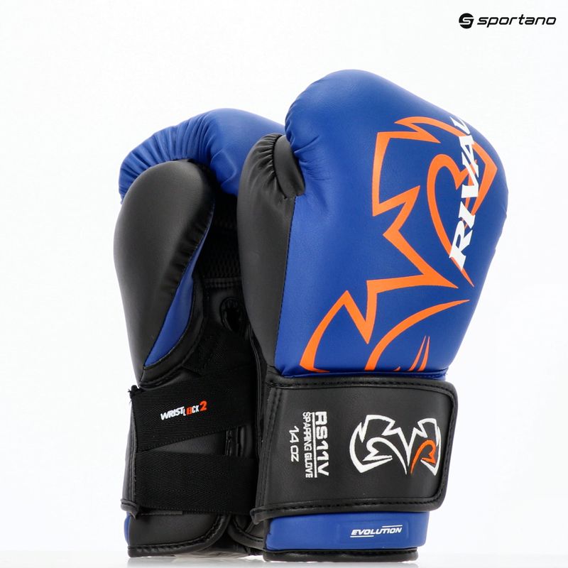 Modré boxerské rukavice Rival RS11V Professional 9