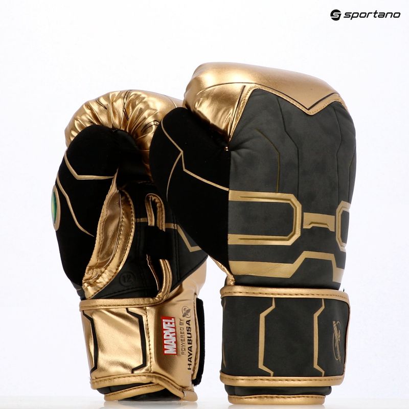 Boxerské rukavice Hayabusa Marvel's Thanos gold/black 17