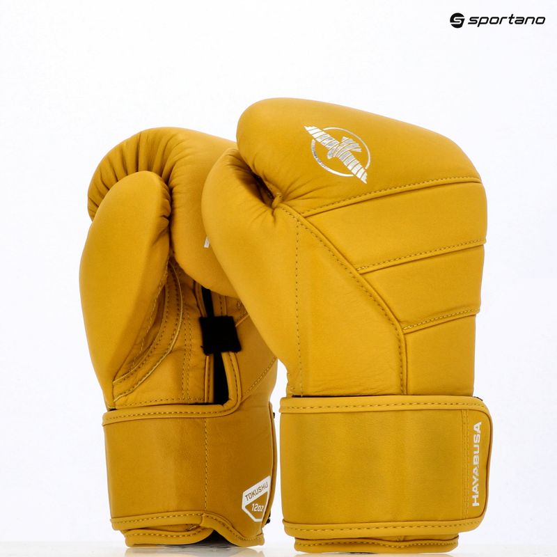 Boxerské rukavice Hayabusa T3 Kanpeki tiger yellow 14