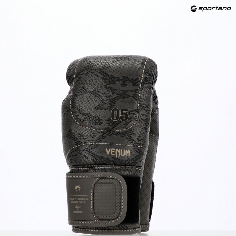 Boxerské rukavice Venum Impact Evo Scales Boxing dark grey 6