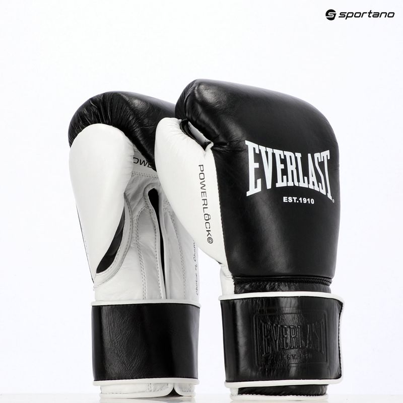 Boxerské rukavice Everlast Powerlock Pro OG H&L black/white 7