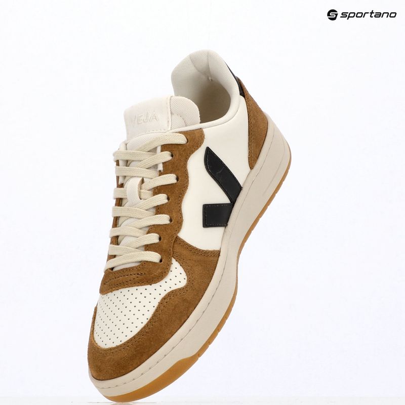 Pánské boty VEJA V-10 Prime Leather pure/black/tent 9