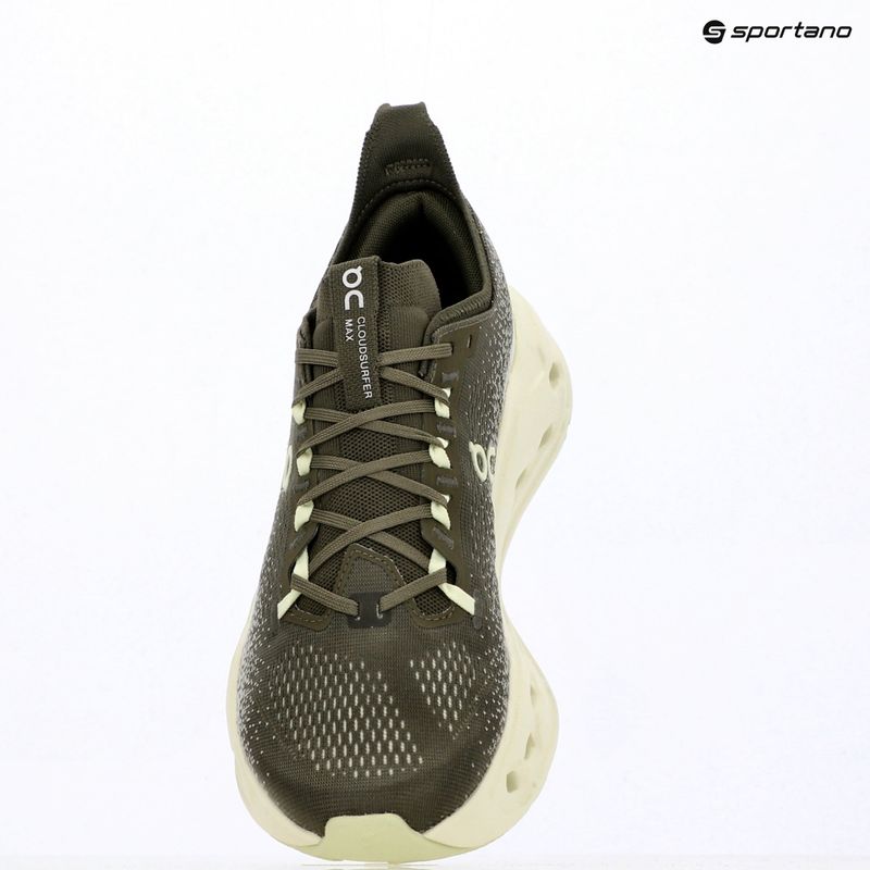 Pánské běžecké boty On Cloudsurfer Max Wide olive/seedling 9