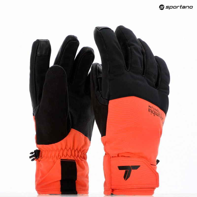 Pánské trekingové rukavice Columbia PowBound zing/black 3