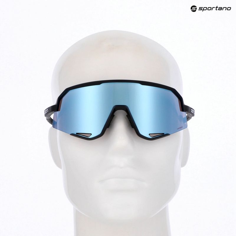 Sluneční brýle 100% Slendale matte black/hiper blue multilayer mirror 5