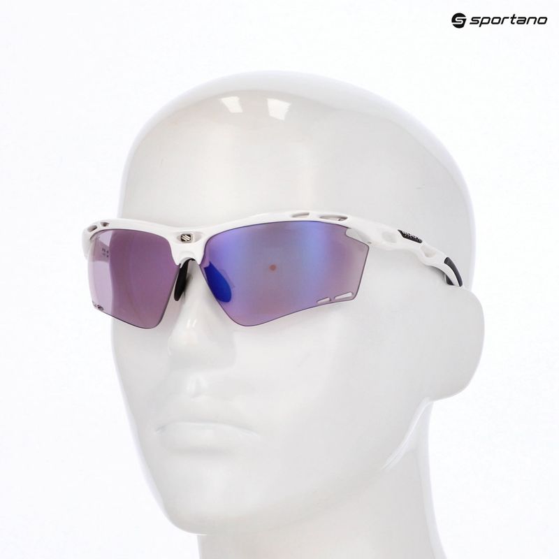 Sluneční brýle Rudy Project Propulse white glossy/impactx photochromic 2 laser purple 8