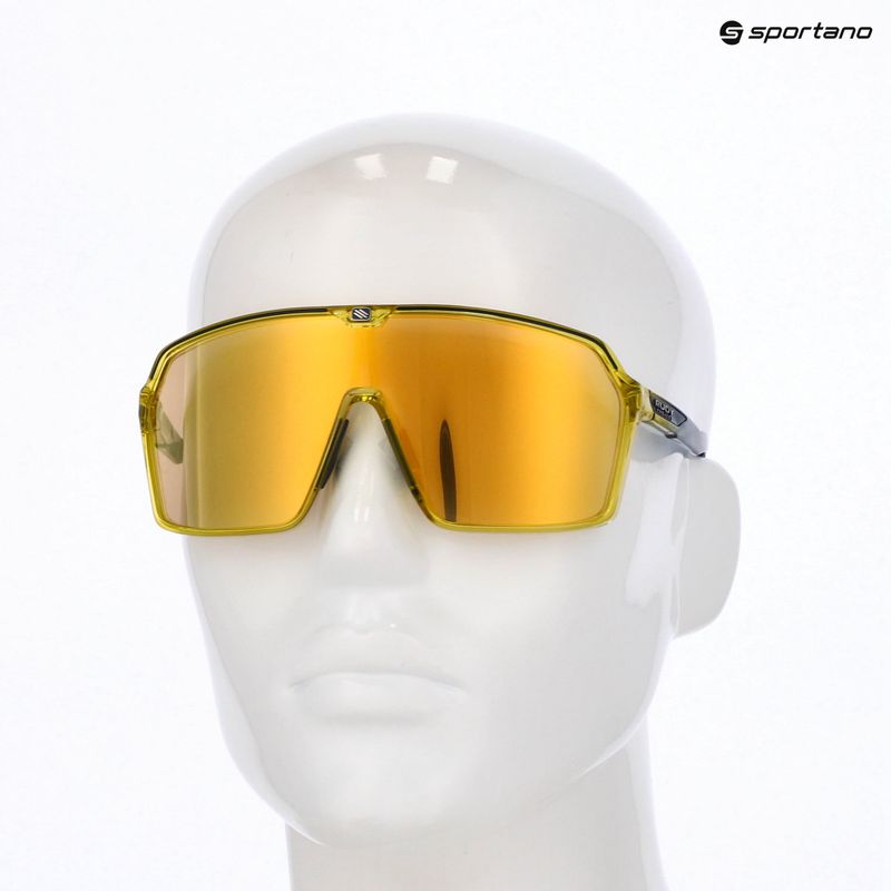 Sluneční brýle Rudy Project Spinshield crystal blue avio/apple green/multilaser yellow 8