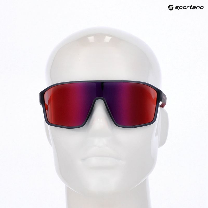 Sluneční brýle Red Bull SPECT Daft grey midnight/smoke with red-purple mirror 7