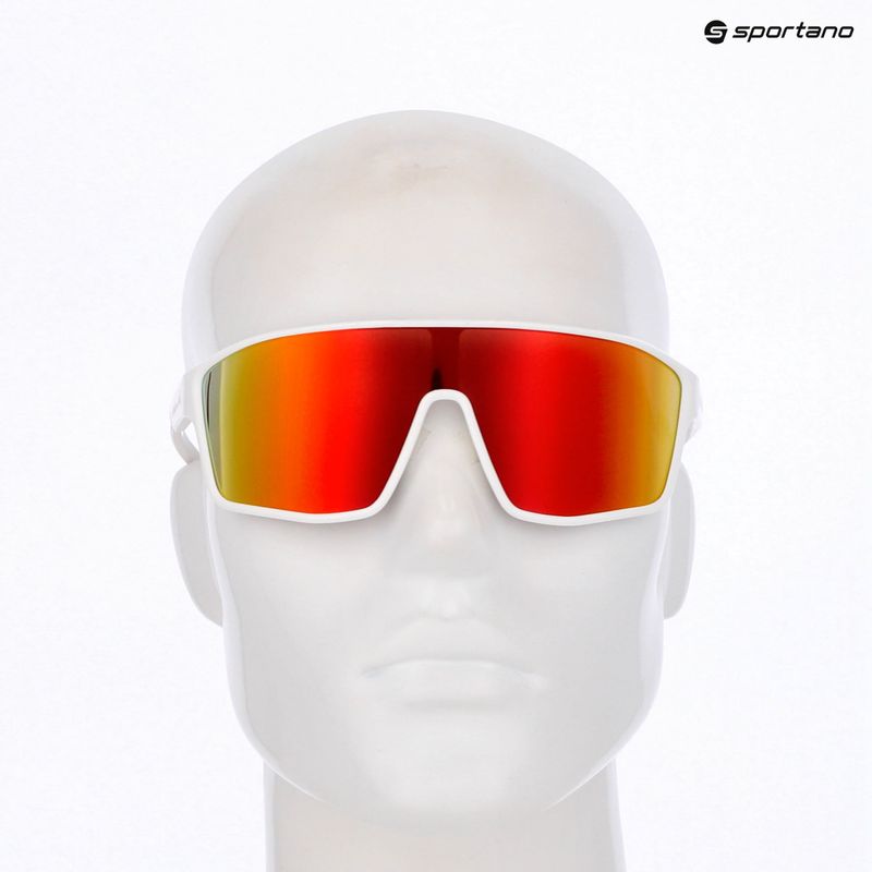 Sluneční brýle Red Bull SPECT Daft white/brown with orange mirror 4