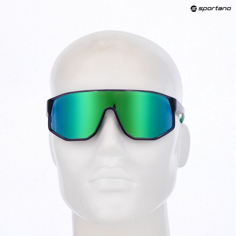Sluneční brýle Red Bull SPECT Dash dark purple/smoke with green-purple mirror 7