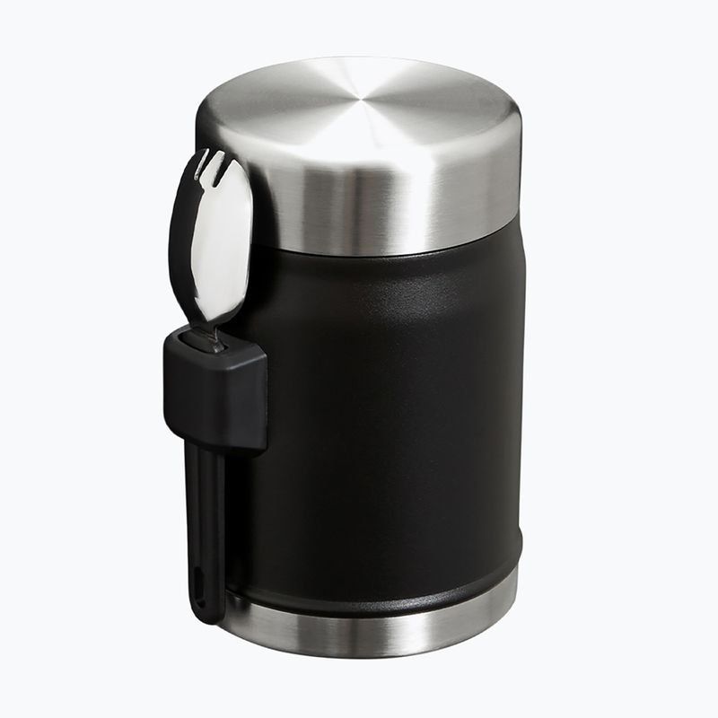 Termos na jídlo Stanley Legendary Food Jar + Spork 400 ml černý 2.0 2