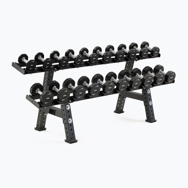 Stojan na činky Nike Strength Urethane Dumbbell Rack black 3