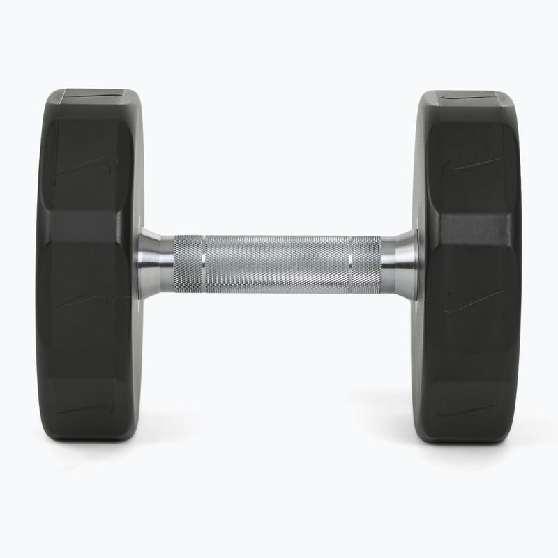 Chromovaná činka Nike Strength Pro Urethane Dumbbell 14 kg black/white 3