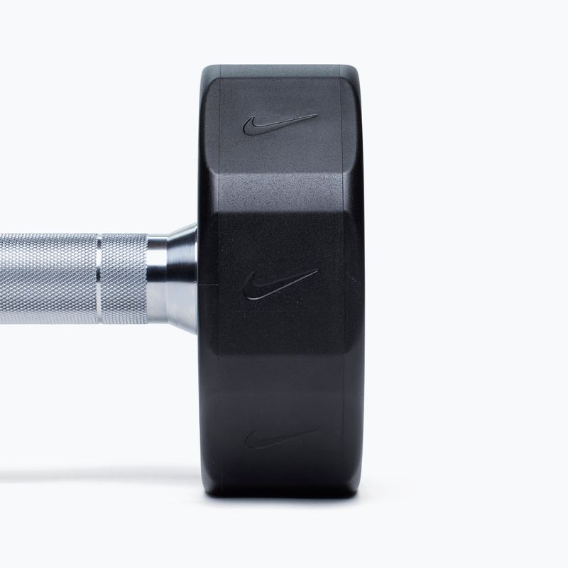 Chromovaná činka Nike Strength Pro Urethane Dumbbell 14 kg black/white 11
