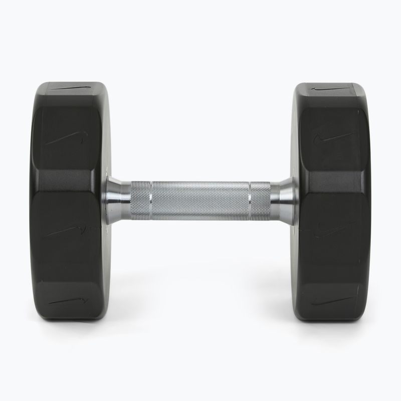 Chromovaná činka Nike Strength Pro Urethane Dumbbell 16 kg black/white 3