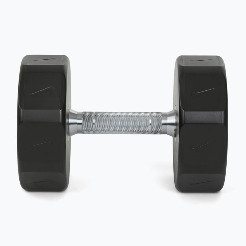 Chromovaná činka Nike Strength Pro Urethane Dumbbell 20 kg black/white 3