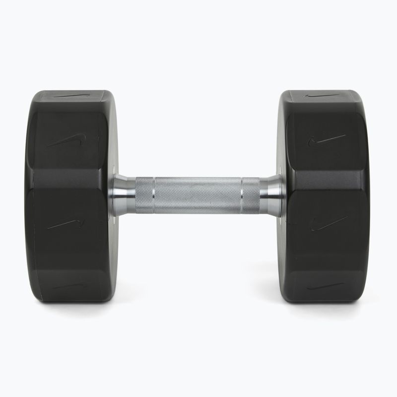 Chromovaná činka Nike Strength Pro Urethane Dumbbell 22 kg black/white 3