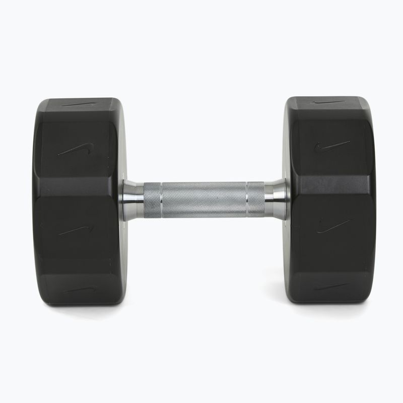 Chromovaná činka Nike Strength Pro Urethane Dumbbell 24 kg black/white 3