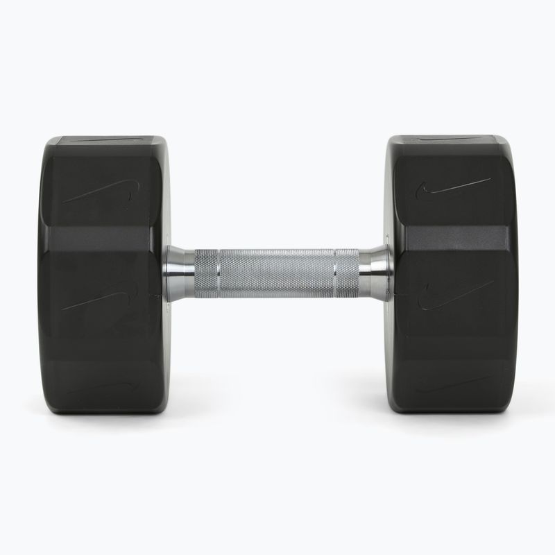 Chromovaná činka Nike Strength Pro Urethane Dumbbell 26 kg black/white 3