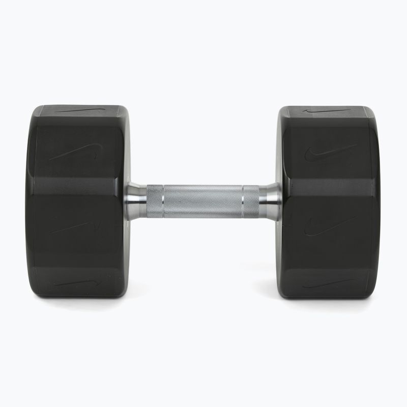 Chromovaná činka Nike Strength Pro Urethane Dumbbell 30 kg black/white 3
