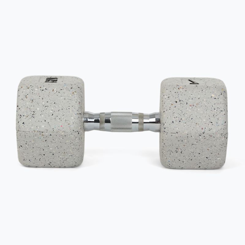 Pogumovaná činka Nike Strength Grind Hex Dumbbell 17,5 kg wolf grey 3