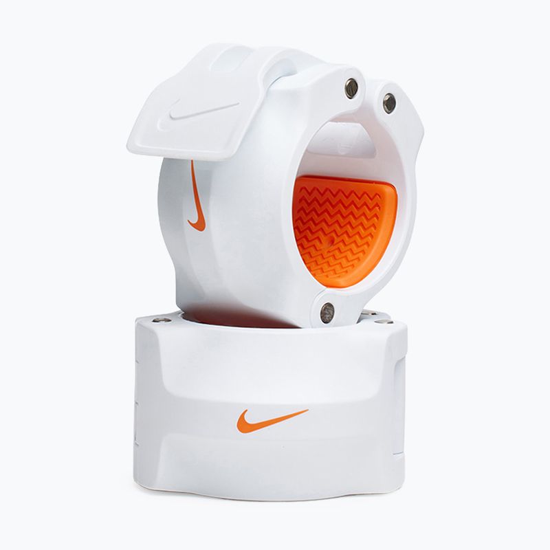 Svorky na činku Nike Strength Barbell Collars 2 pcs. white/orange 2