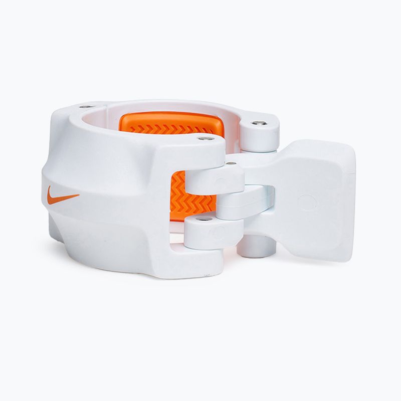 Svorky na činku Nike Strength Barbell Collars 2 pcs. white/orange 4