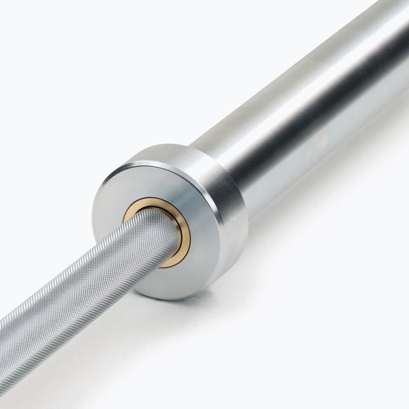 Rovná osa Nike Strength Hard Chrome Barbell chrome swoosh 4