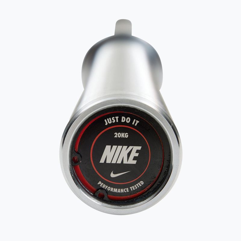 Rovná osa Nike Strength Hard Chrome Barbell chrome swoosh 5