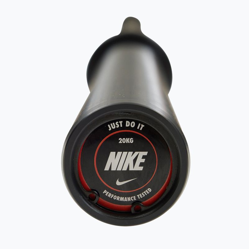 Rovná osa Nike Strength Chrome Barbell black chrome swoosh 5