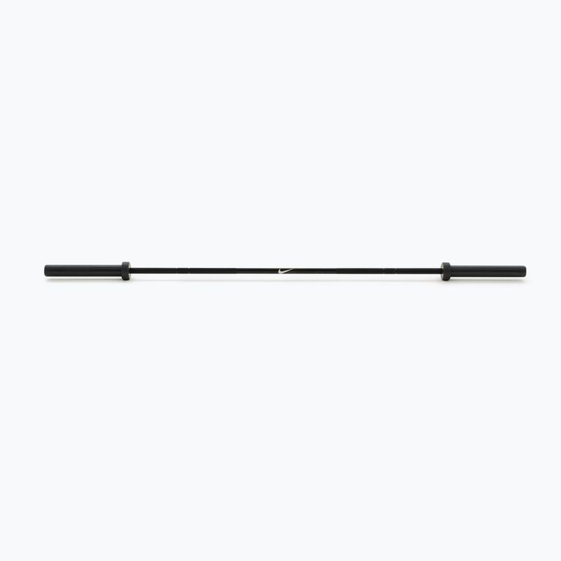 Rovná osa Nike Strength Chrome Barbell black chrome swoosh 2