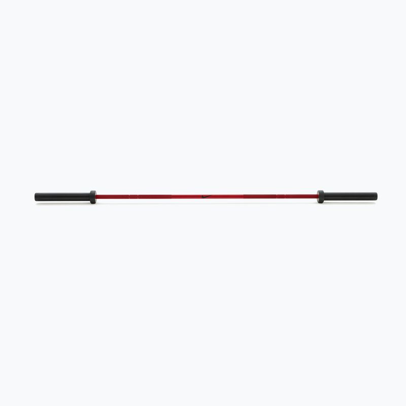 Rovná osa Nike Strength Coated Premium Barbell red swoosh