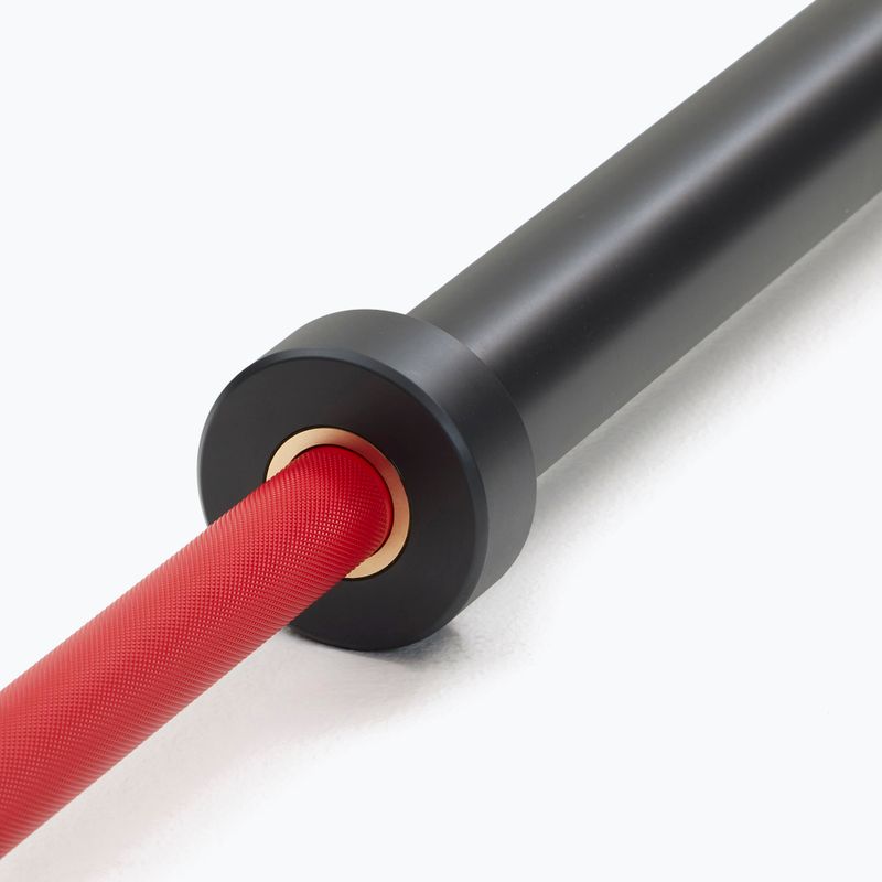 Rovná osa Nike Strength Coated Premium Barbell red swoosh 5