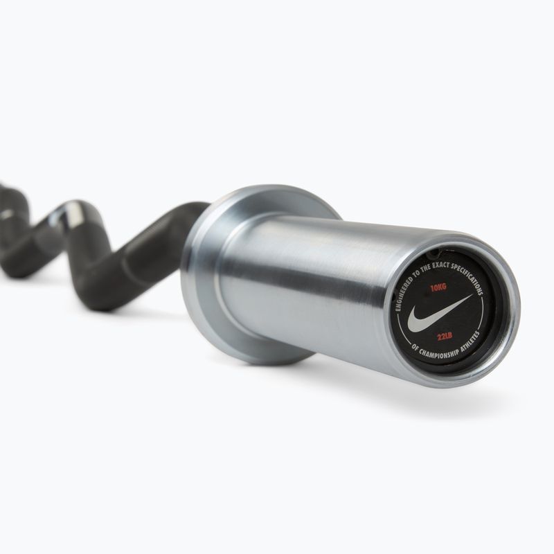 Lomená osa Nike Strength Curl Bar black swoosh 5