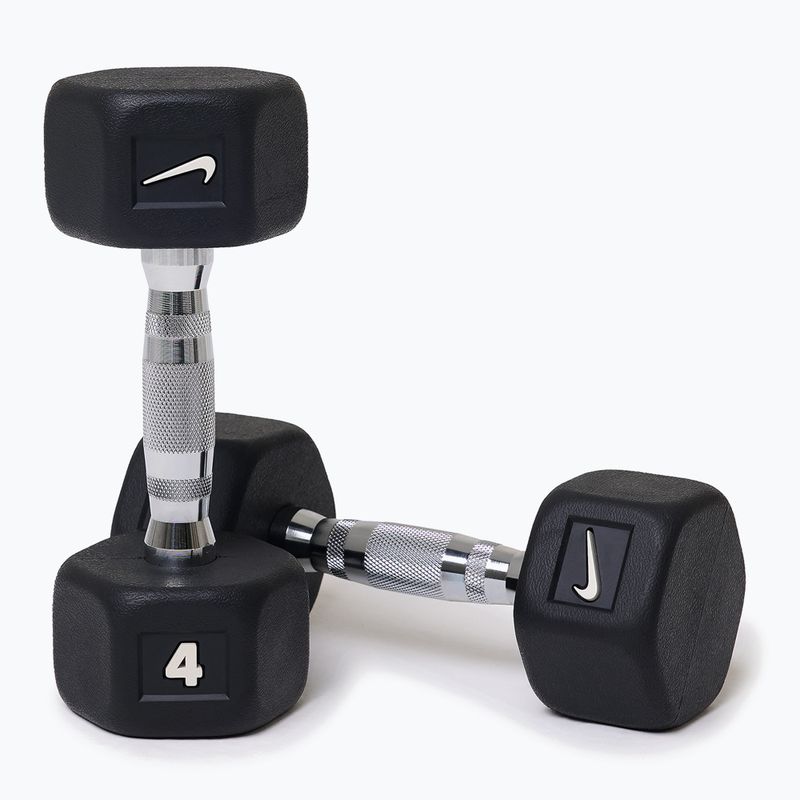 Činky Nike Strength Hex Dumbbell 2 x 4 kg black/white