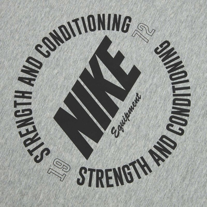 Pánské tréninkové tričko Nike Strength S&C Dri-Fit heather grey/black 4