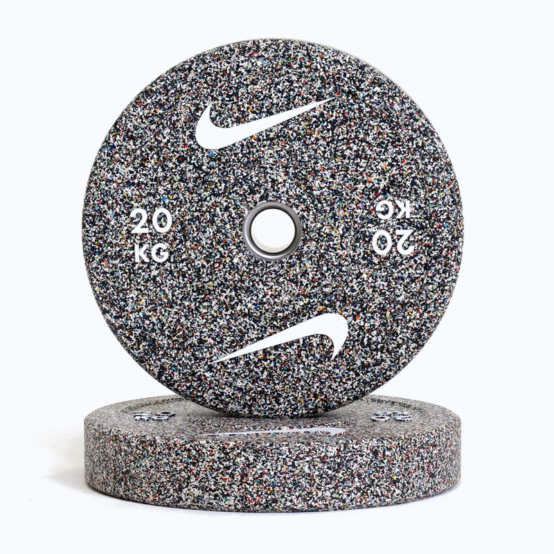 Olympijské bumperové závaží Nike Strength Grind Bumper Plates 20 kg anthracite