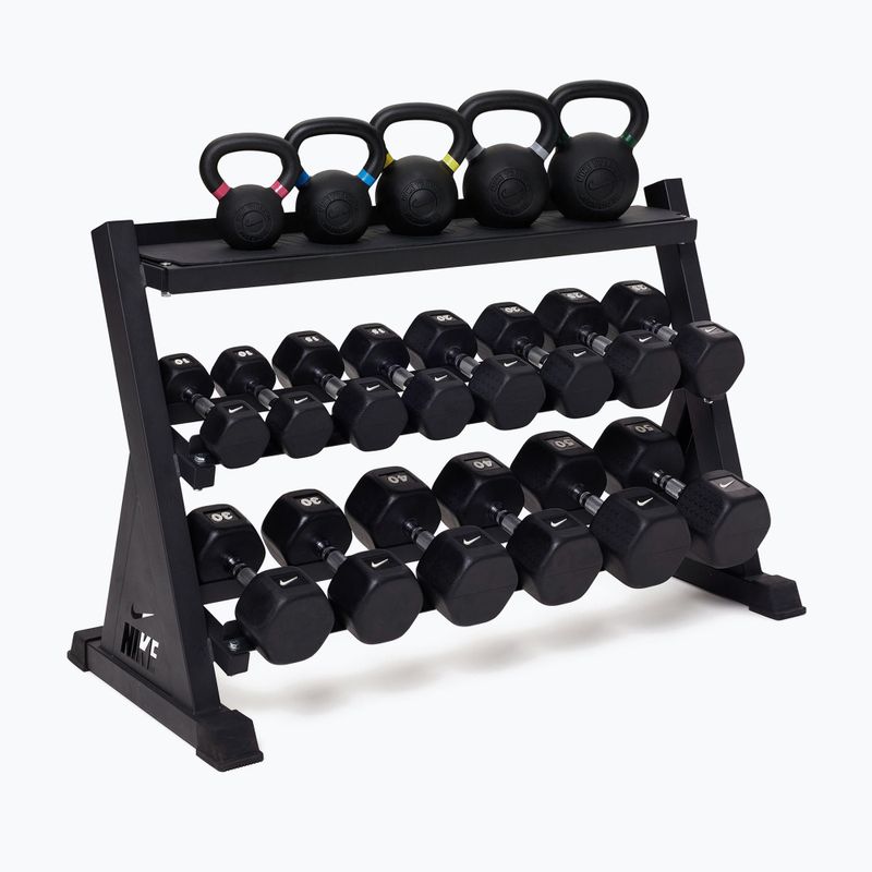 Stojan na činky a kettlebely Nike Strength Dumbbell & Kettlebell Storage Rack black 3
