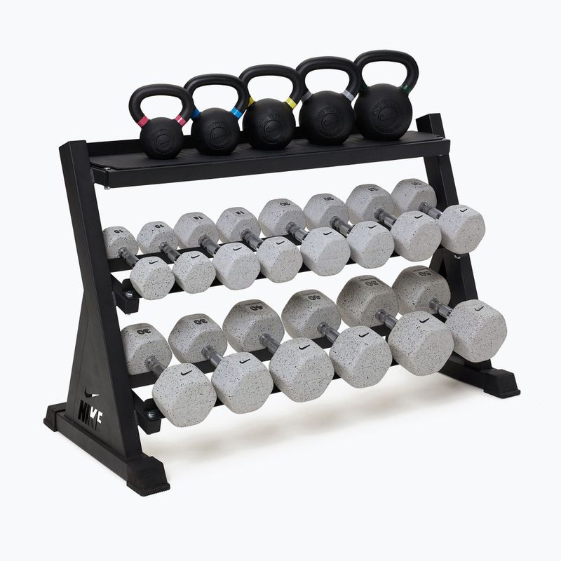 Stojan na činky a kettlebely Nike Strength Dumbbell & Kettlebell Storage Rack black 4
