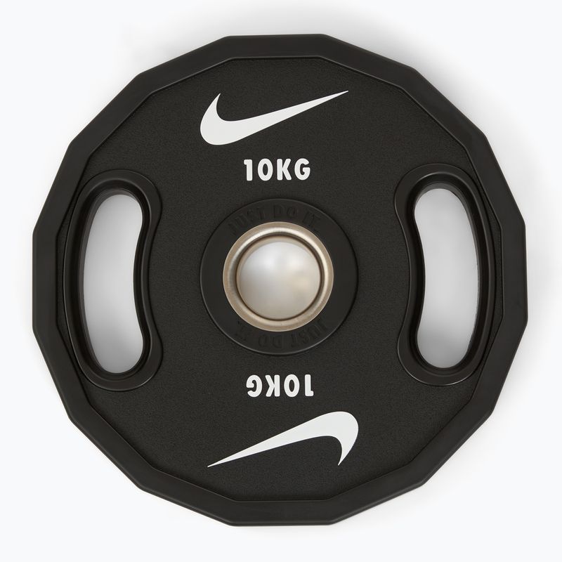 Olympijské bumperové závaží Nike Strength Pro Urethane Plates 10 kg black/white 2